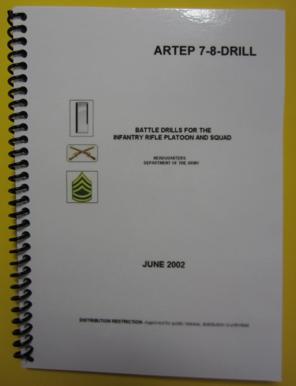 ARTEP 7-8 DRILL, Battle Drills for the Inf Rifle Plt and Squad - Click Image to Close
